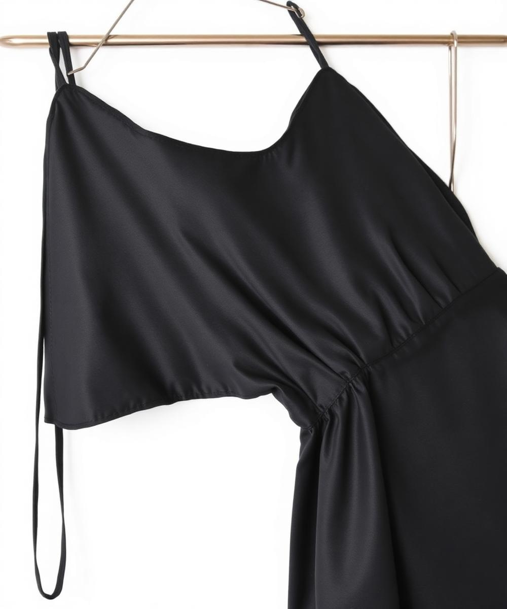 Midnight Silk Slip Dress