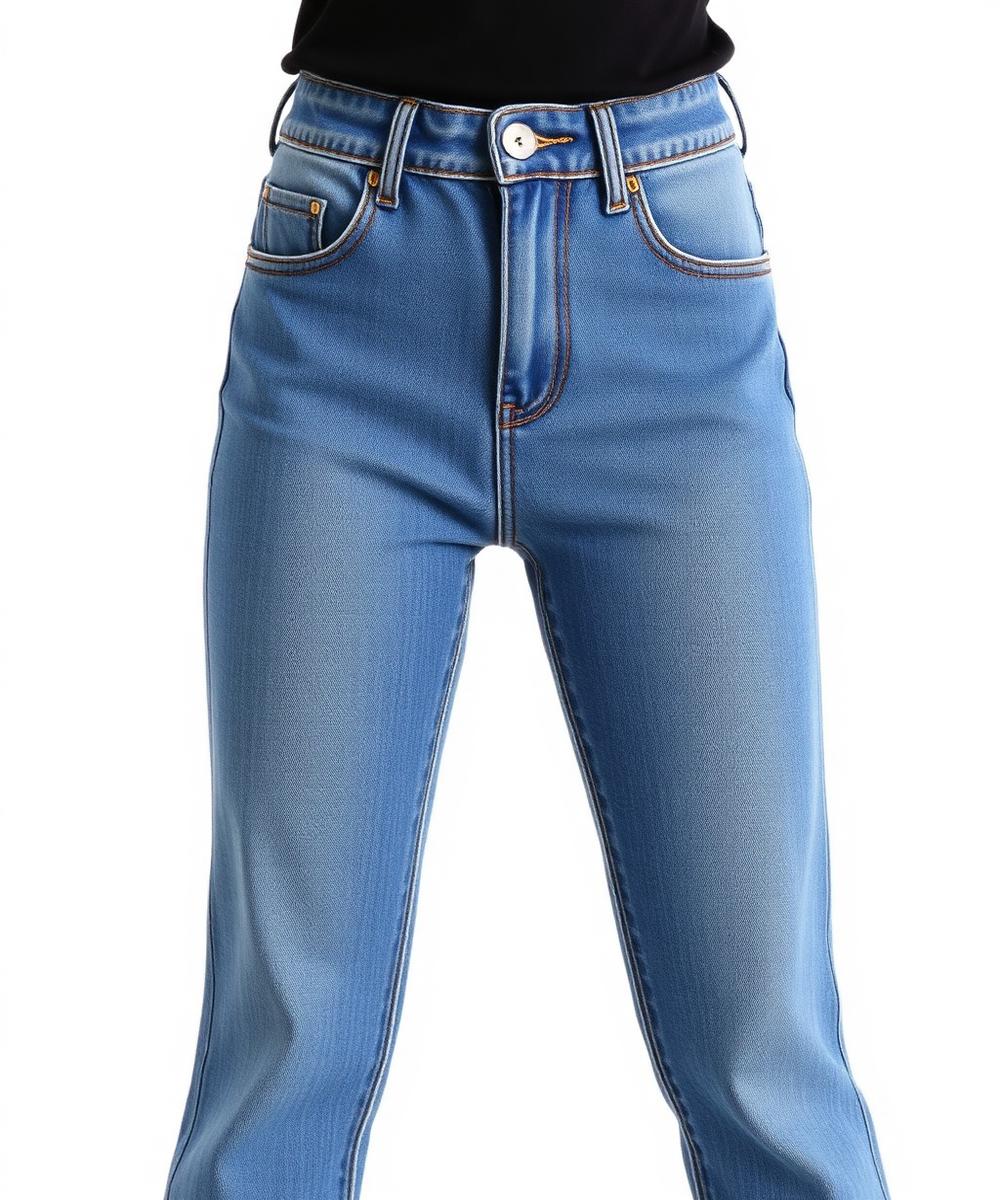 High-Rise Stretch Denim